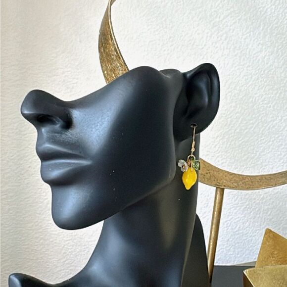 Bohemian lemon drop earrings N298 - Picture 4 of 4